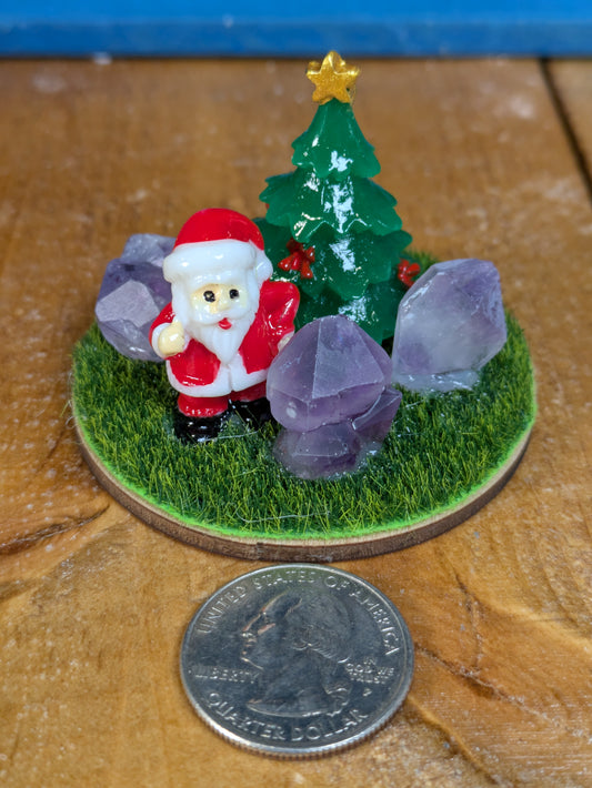 Christmas Scene with Amethyst #1