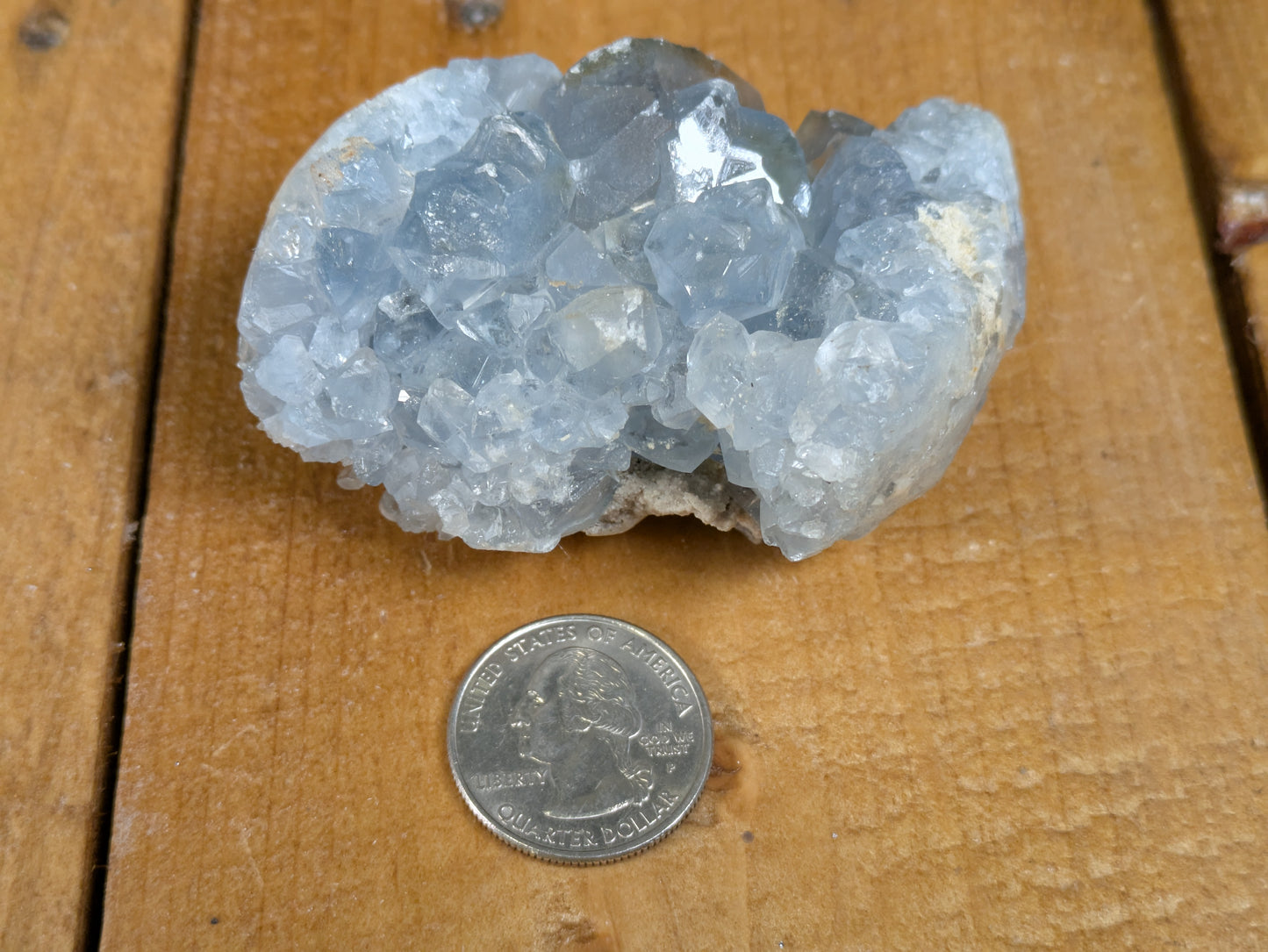 Celesite Cluster 222g