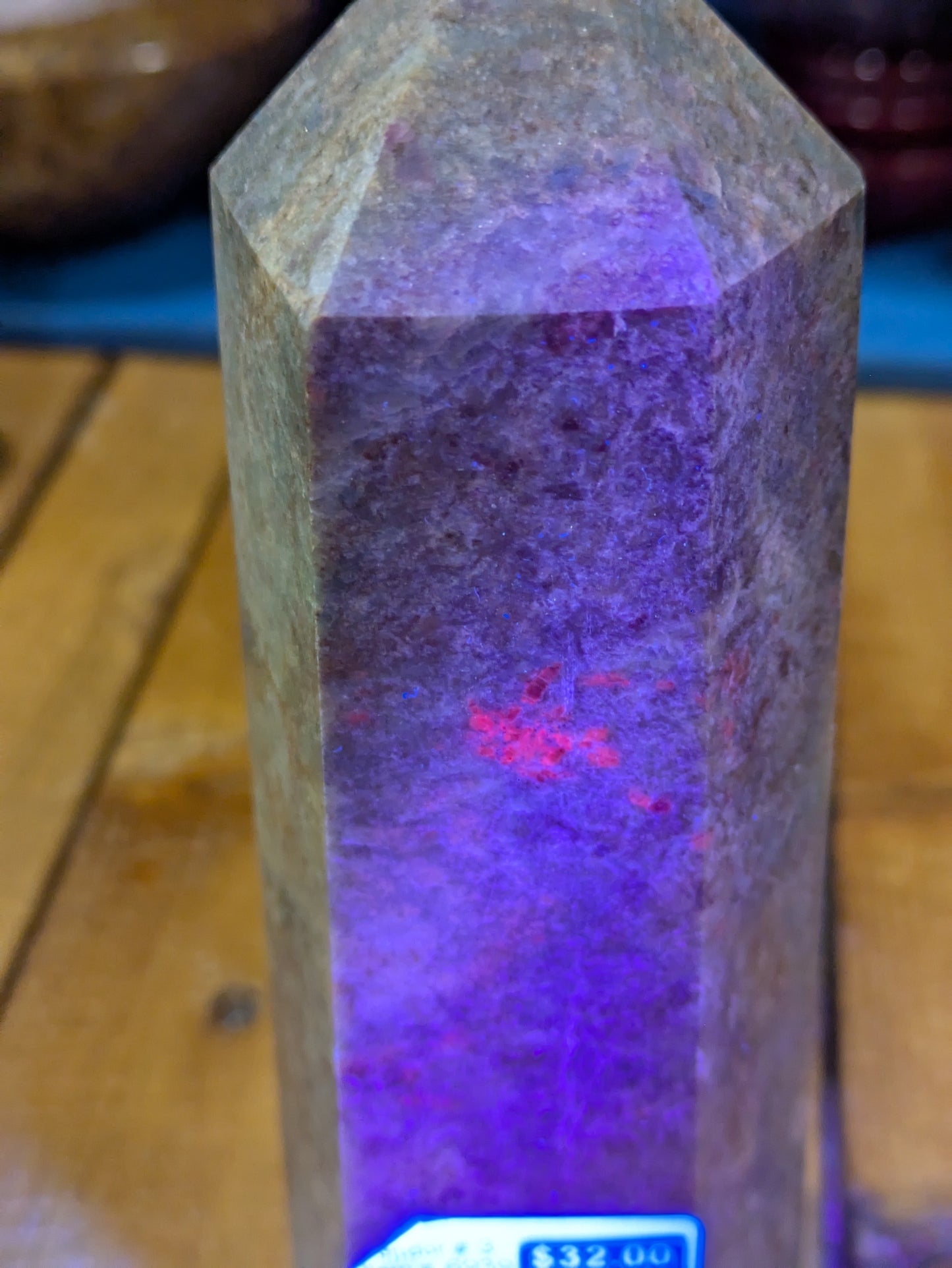 Ruby & Kyanite in Fuchsite Tower 722g