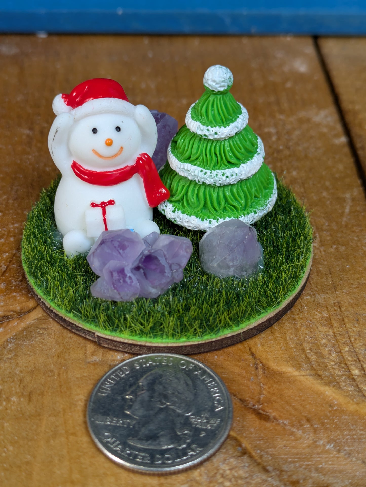 Christmas Scene with Amethyst #2