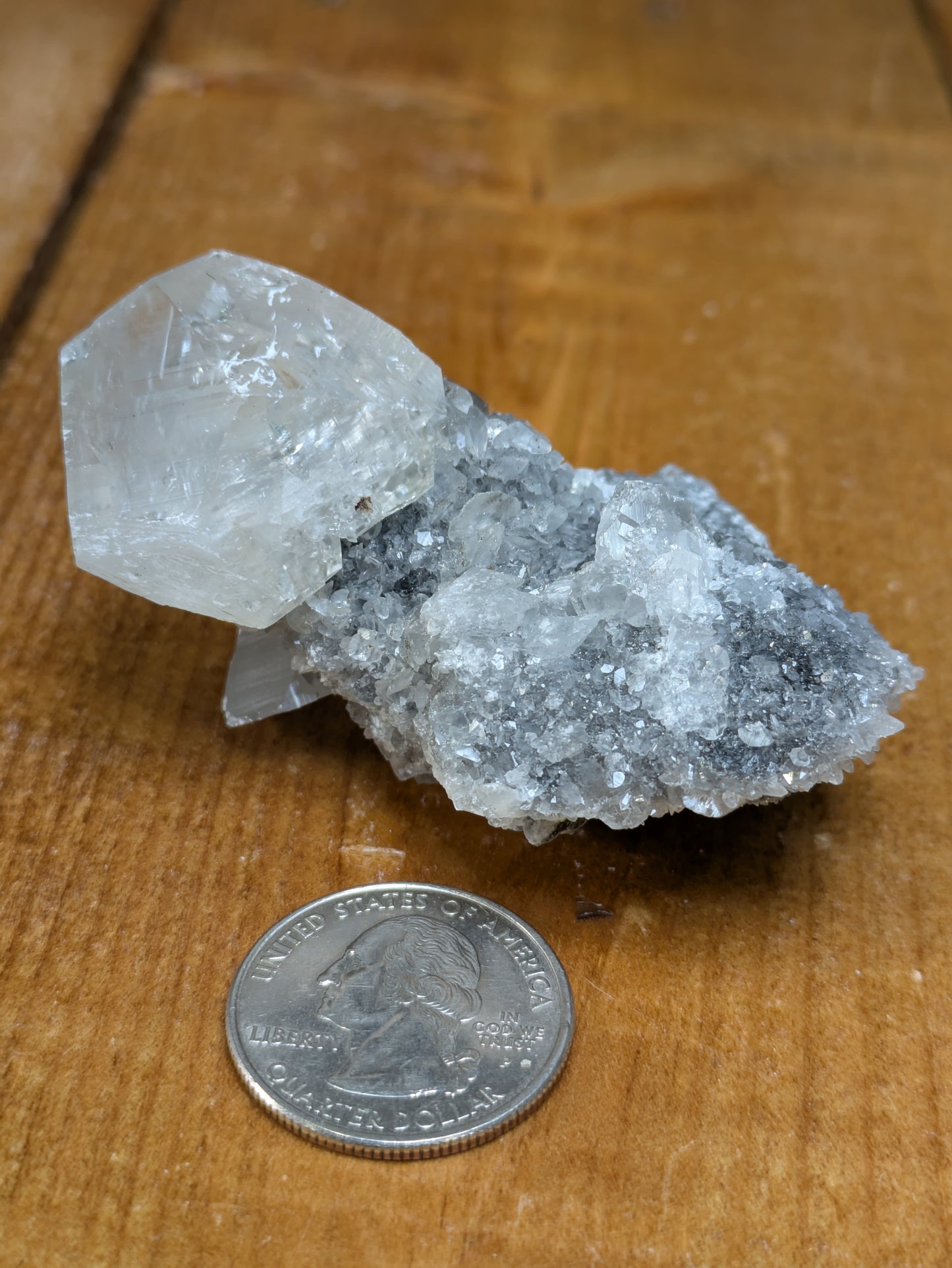 Quartz & Calcite Crystal Specimen 66g