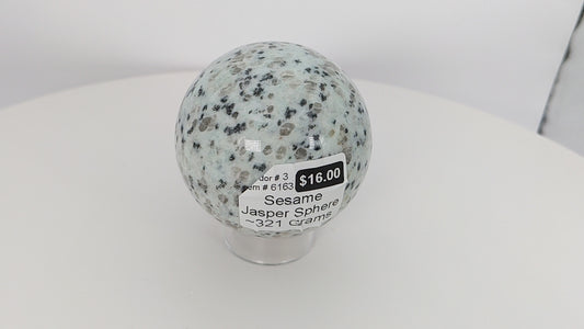 Sesame Jasper Sphere 321g