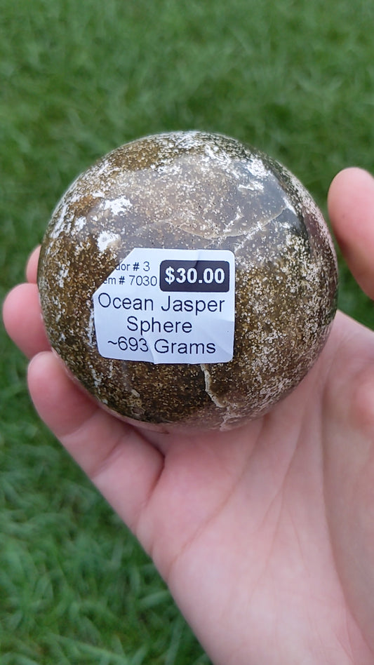 Ocean Jasper Sphere 693g