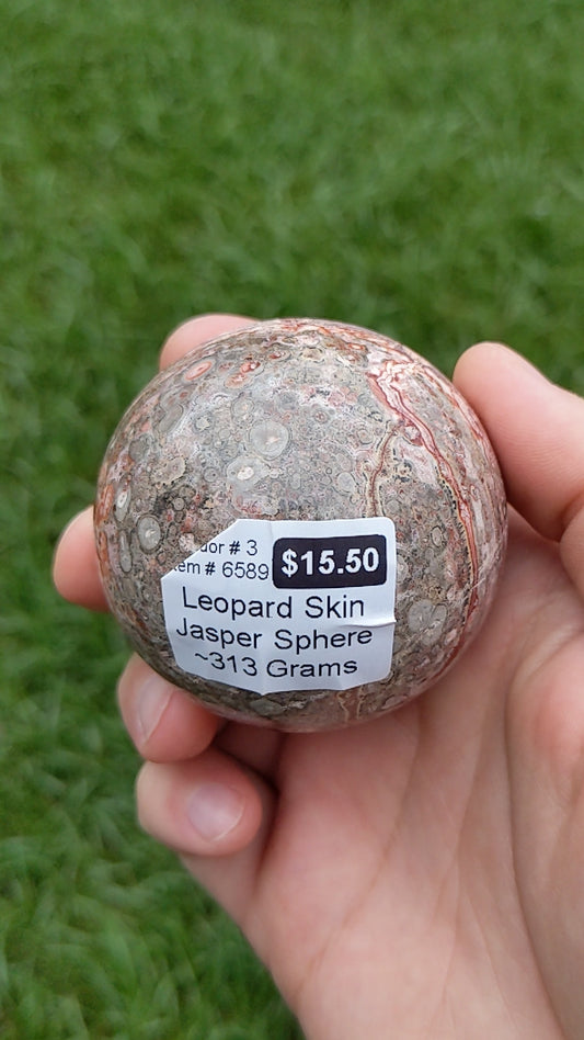 Leopard Skin Jasper Sphere 313g