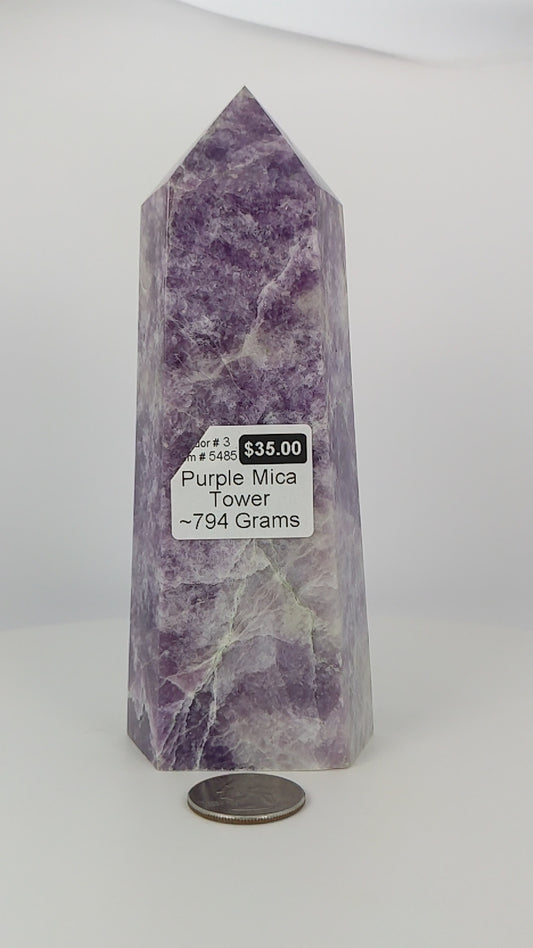 Purple Mica Tower 794g