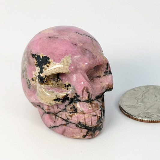 1.5" Rhodonite Skull