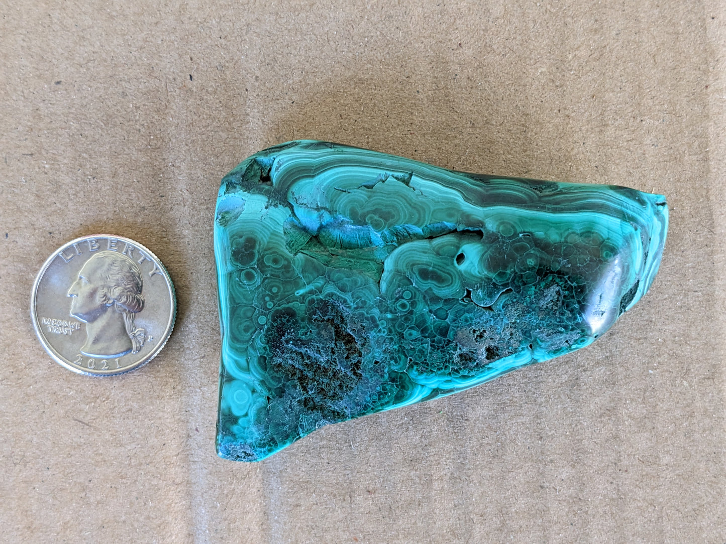 Malachite Freeform 135g