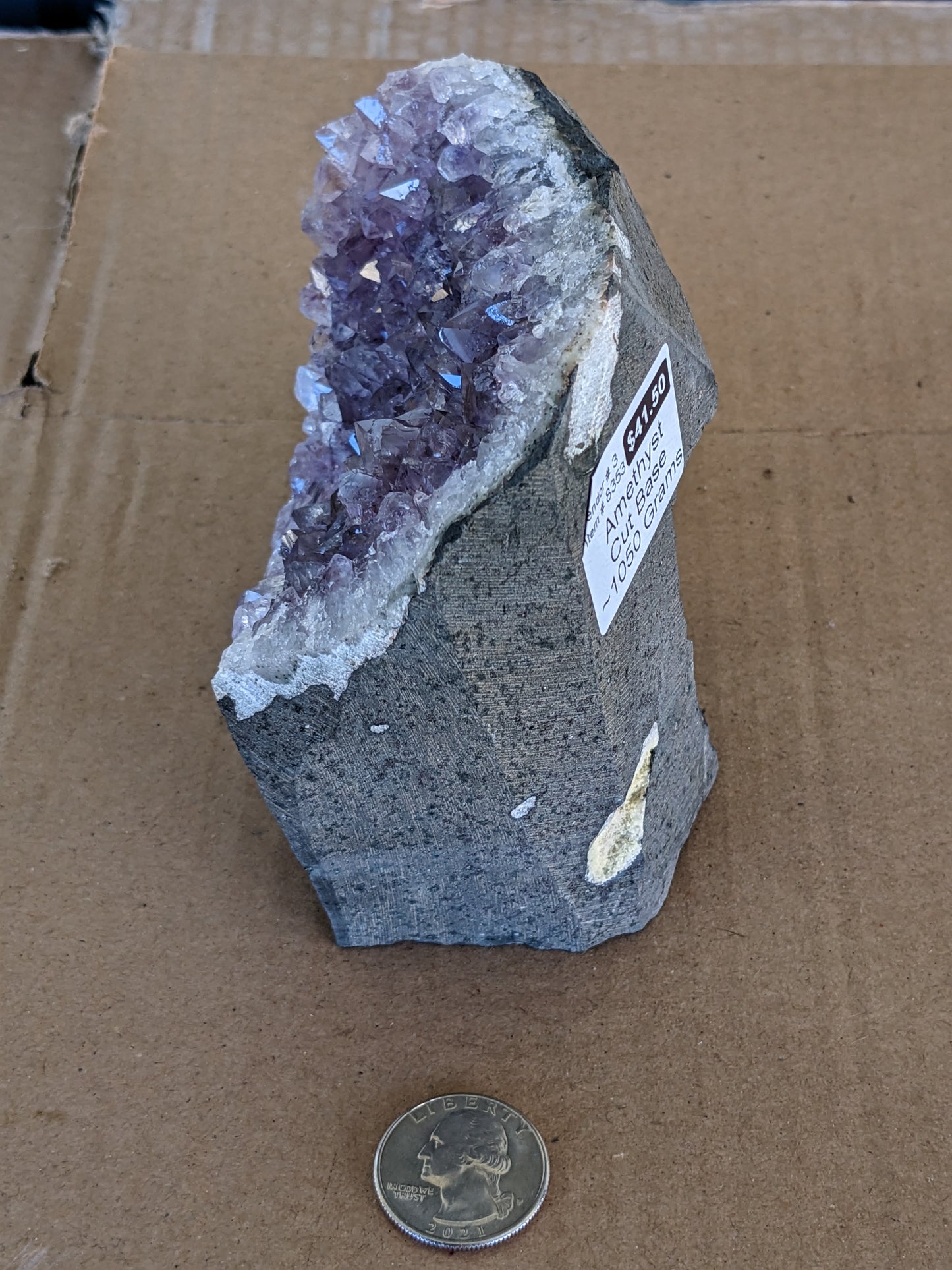 Cut Base Amethyst 1050g