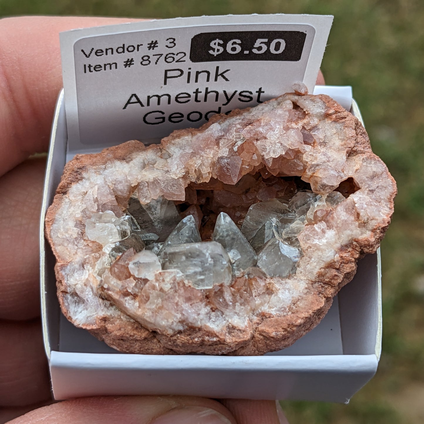 Pink Amethyst Geode 42g