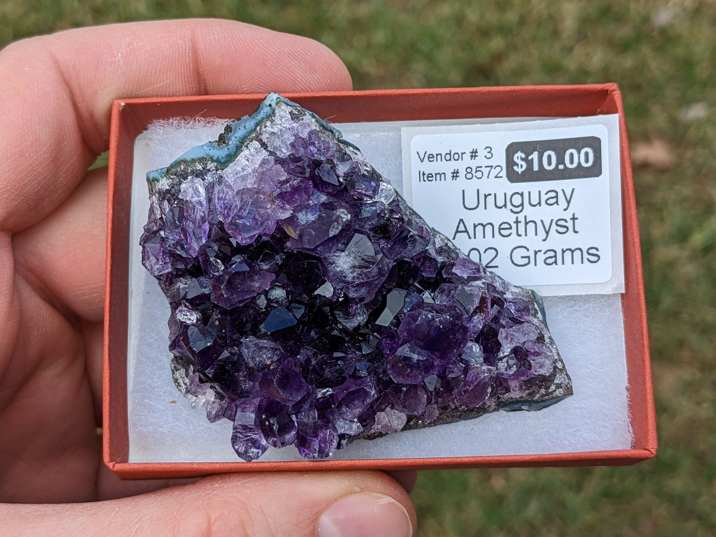 Uruguay Amethyst Cluster 102g