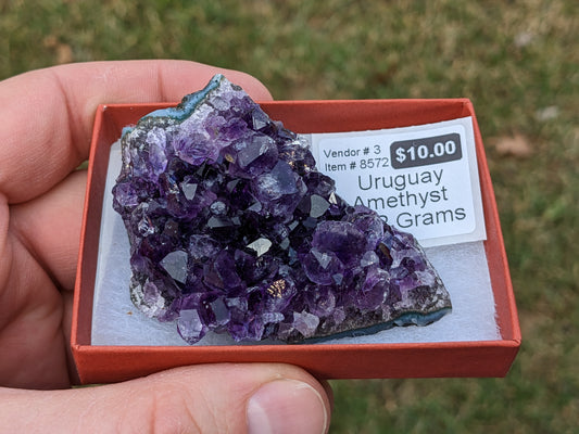 Uruguay Amethyst Cluster 102g