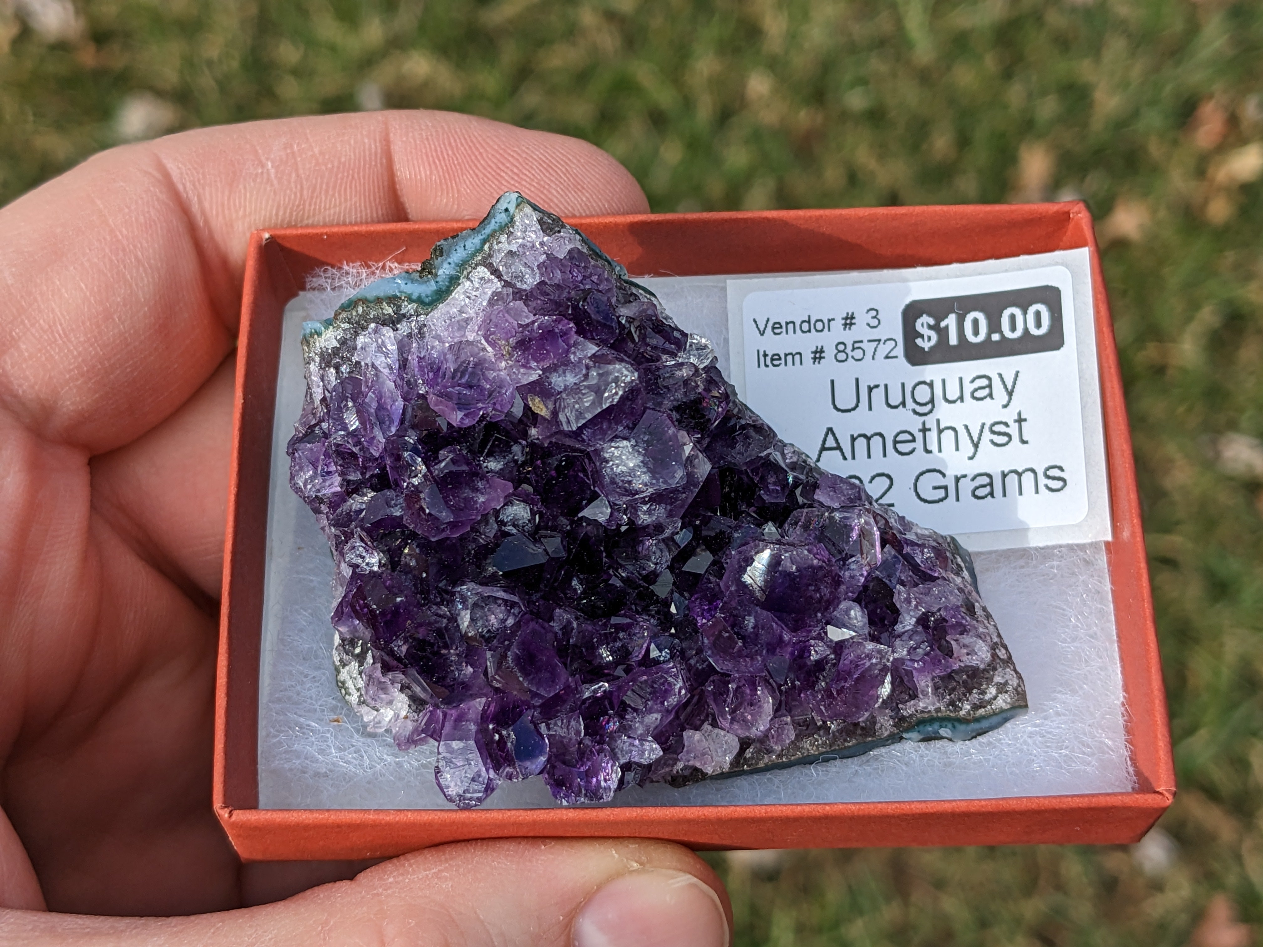 Uruguay Amethyst Cluster 102g – River Valley Vintage