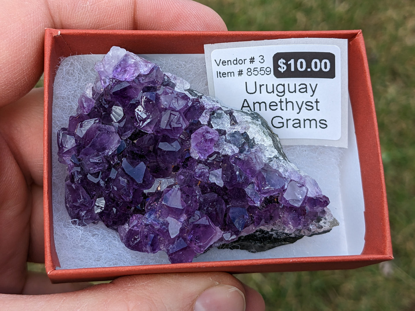 Uruguay Amethyst Cluster 96g