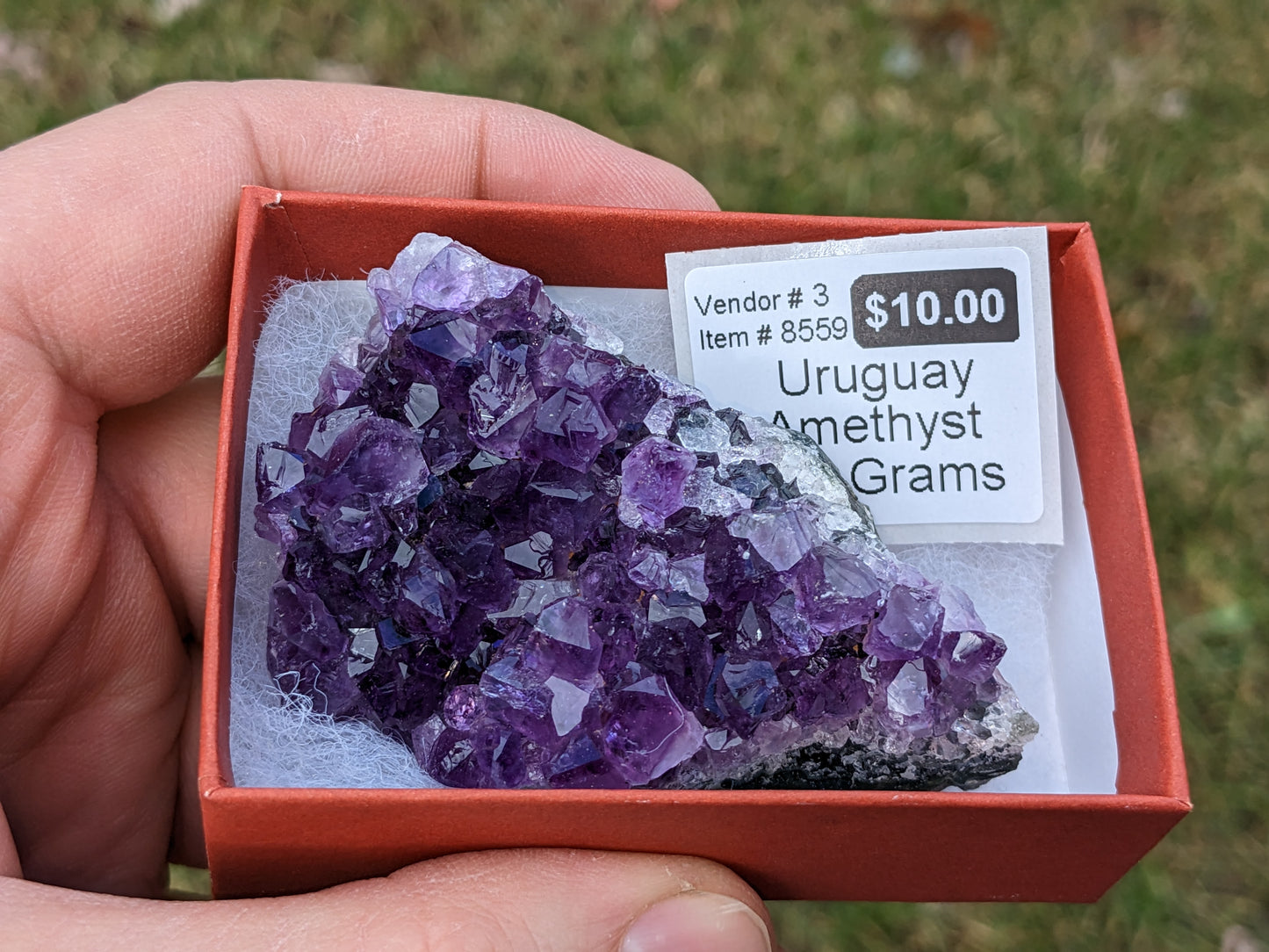 Uruguay Amethyst Cluster 96g