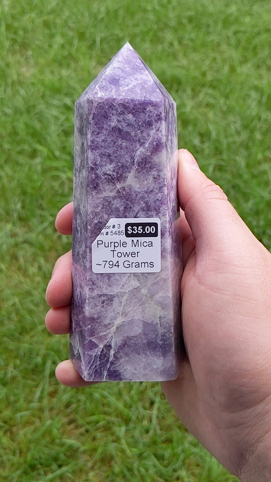 Purple Mica Tower 794g