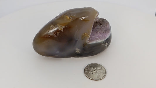 Amethyst Agate Geode 382g